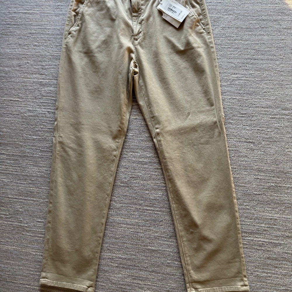 AG Caden tailored trousers tan size 29R NWT